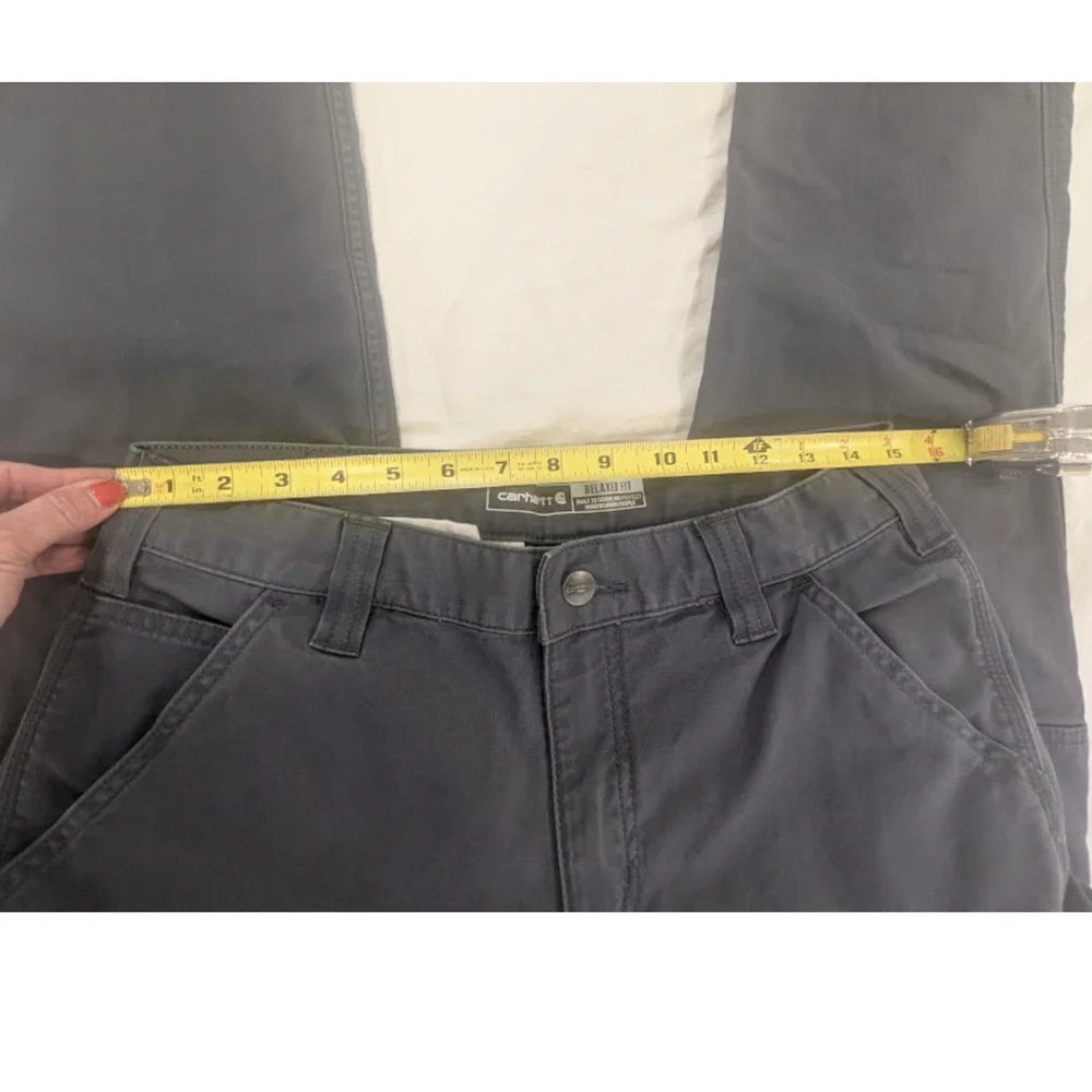Carhartt Relaxed Fit Rugged Flex Cargo Work Pants BN3574-M Black Men's 32x32 - Picture 4 of 8
